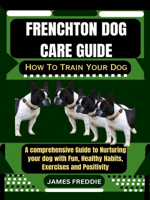 cover image of Frenchton Dog care guide